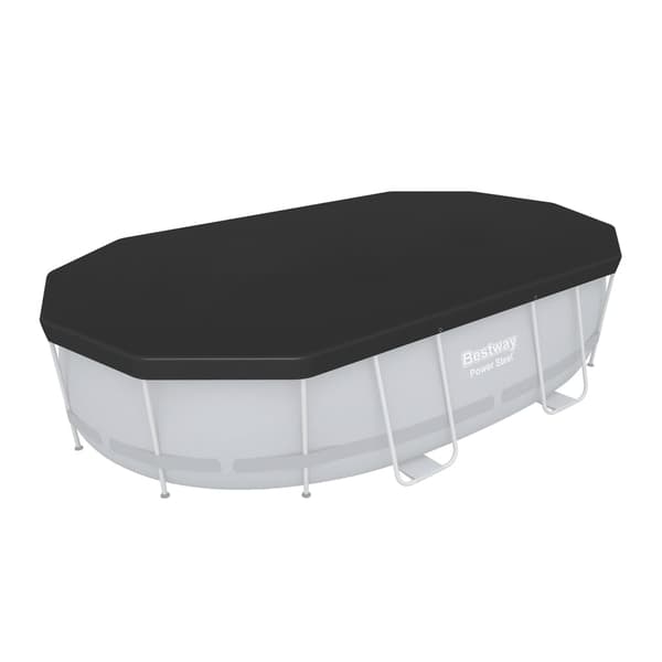 Bestway Poolskydd 418x230 cm Black Black