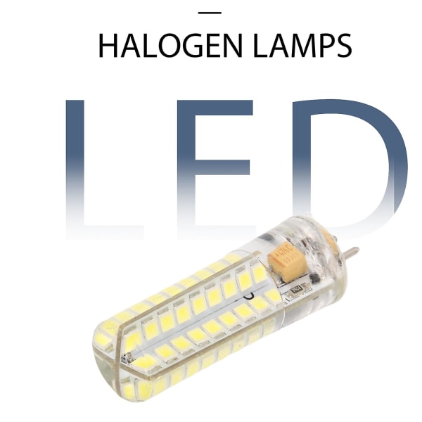 2x 6,5w Gy6.35 Led-pærer 72 2835 Smd Led 320lm 50w Halogenlamper Equivalent Dimbar Ren Hvid 600