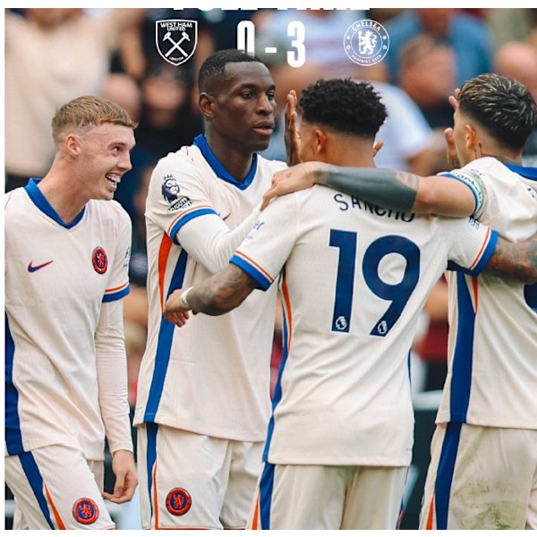 Chelsea Borta Fotbollströja Barn 2024-2025 med Strumpor NR.15 Jackson 18