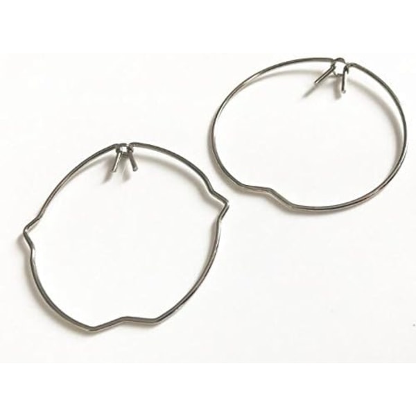 [18 stk] GU10 MR11 Ringklips - 35 og 50 mm diameter