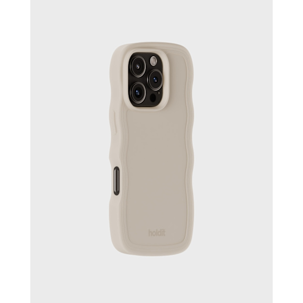 held iPhone 16 Pro Max -kuori, aaltoileva vaalea beige_xx 65