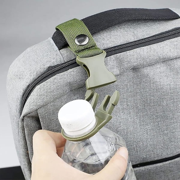 3 stk vandflaske ringholder krogspænde til rygsækbælte udendørs camping