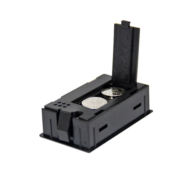 Mini Digital Termometer Hygrometer Måler Sort/hvid (6-pak - Firkant) black Fahrenheit