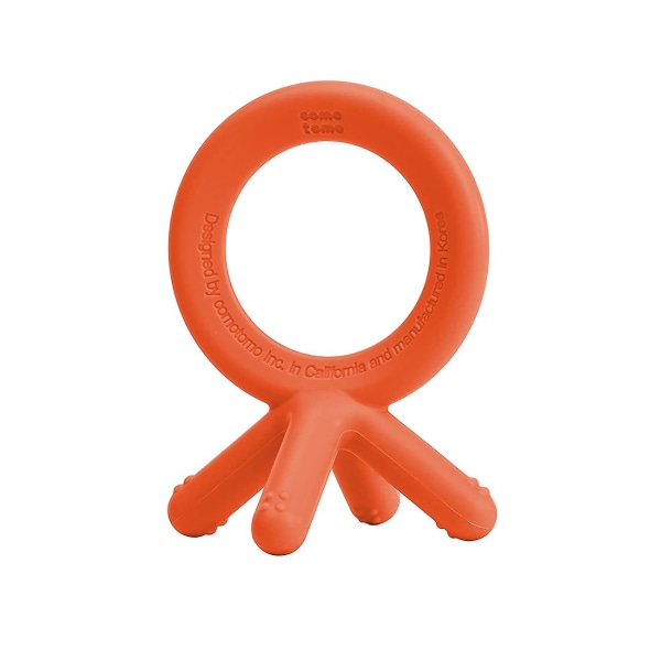 Silikon baby tanngel (oransje)
