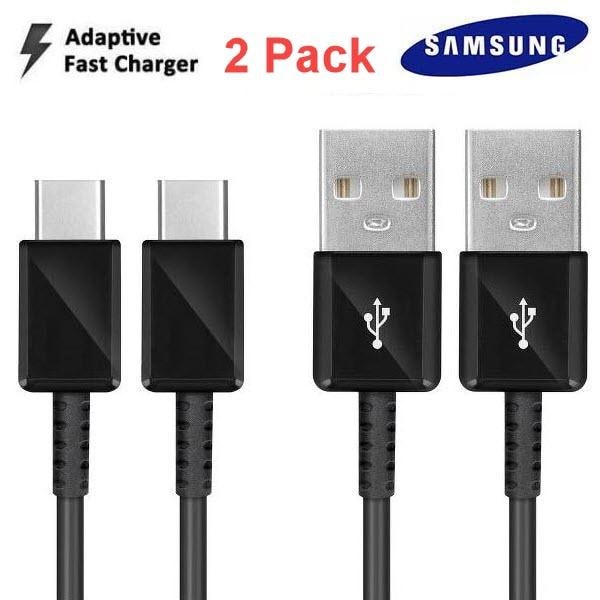 stk Samsung Original 1.2m Ekstra lang USB-C Kabel / Lader Svart