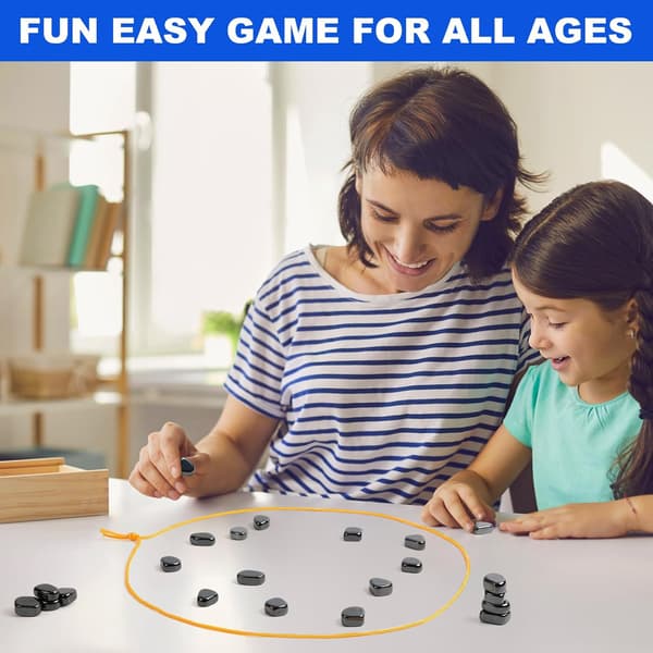 (AZC) IQ Spil Magnetiske Sten / Skakspil - Brætspil Multicolor multi-farvet