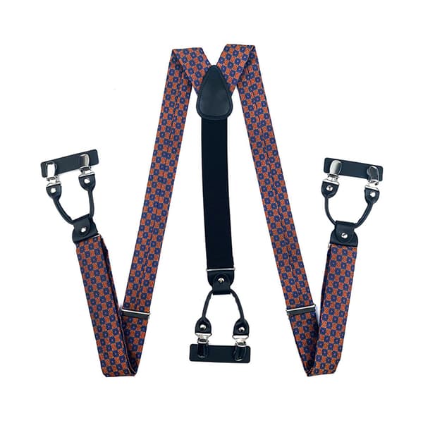 Herre Seler Bukser Seler Tilbehør 3,5 cm Bred Y-ryg 6 Clips Bryllupsfest Begivenhed