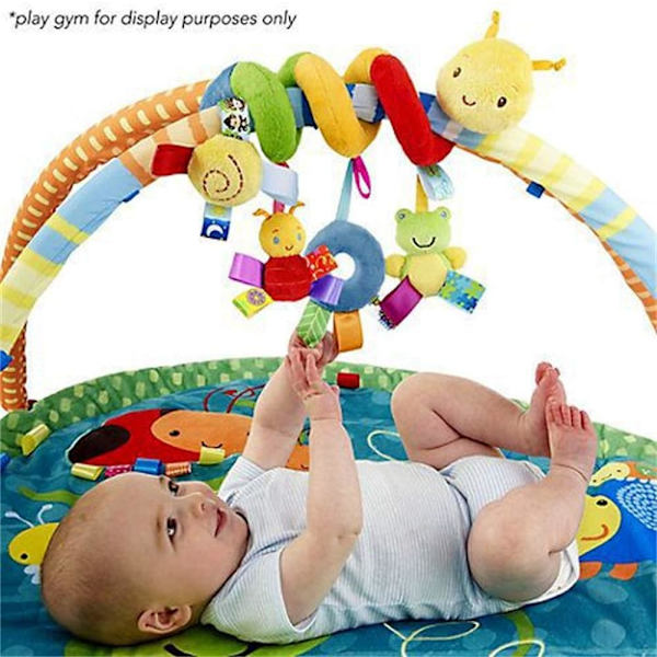 1 st spiral baby leksak barnvagnstillbehör för spjälsängar och barnvagnar plyschleksaker födelsedagspresenter
