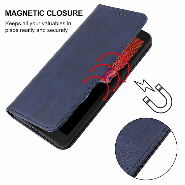 Läderfodral med magnetiskt stängning för Samsung Galaxy Xcover 5