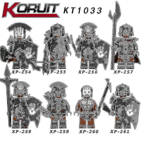 24 The Lord of the Rings byggeklodser minifigurer legetøj
