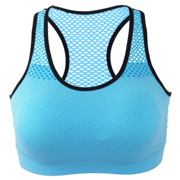 Sportsundertøy i ett stykke for kvinner uten stålringnetting Stilig blå Blue L