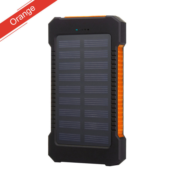 Strøm med solcelle Bærbar oplader 20000mAH Orange Orange 20 000