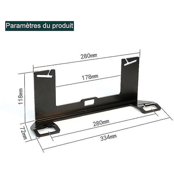Universal Isofix bilmontering (zl-2049)