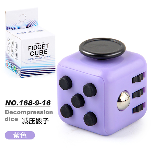 Antistress Fidget Toy Cube Anti Stress Toy Decompression purple