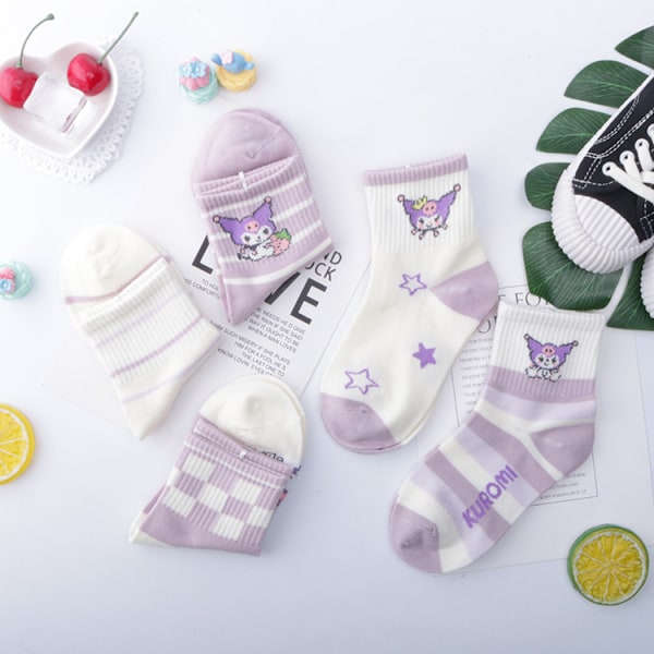 ##/10 par Kuromi barns strumpor 9-12 år##/