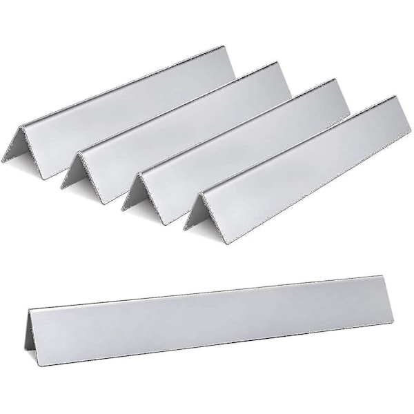 15,3-tommer holdbar Flavorizer til Weber Spirit E-310 E-330, Spirit 300-serien (frontmonteret kontrol) grilldele, rustfrit stål, 5-pak -youxiu