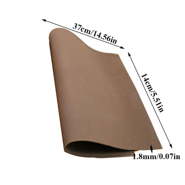 Reparasjon Yttersåle Innersåler Reparasjonslapp BRUN 37X14CM Brun Brown 37x14cm