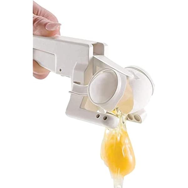 Visp Äggseparator Äggskärare Köksredskap Handhållen Äggknäckare Separator