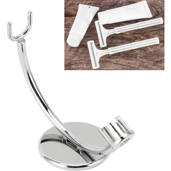 Barberstativ, Stålholder for Barbermaskin, Holder for Barberkost med Enkelt Hode, Sikker Støtte