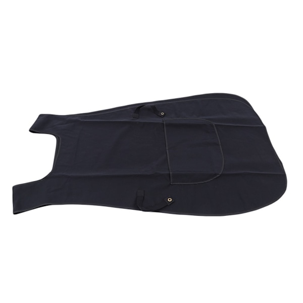 1 stk. Profesjonell Salong Hårklipp Styling Cape Forkle For Frisør Vanntett Antistatisk, 87*49cm, Svart