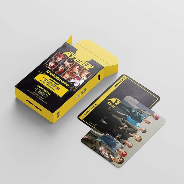 Ateez Lomo-kort 54 stk. Plakatkort Zero:fever Part.2 Kort Nytt album Kpop-kort Foto-kortsett