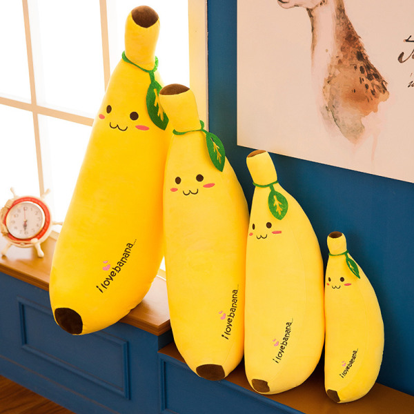 Banaani Pehmo Nukke Ornamentti Lahja Suuri sarjakuva täytetyt lelut pehmeä tyyny