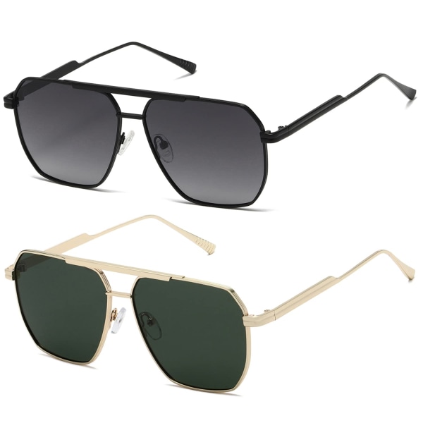 Sunglasses Retro Men's and Women's Mirrors, 2pcs