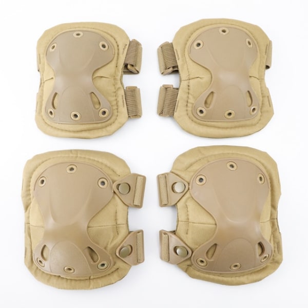 Tactical Knee Pad Albue CS Military Protector Army Airsoft Outd Khak Khaki one size