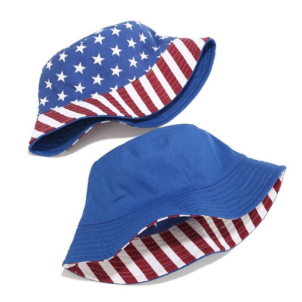 Søt Bucket Hat Beach Fisherman Hats for kvinner, reversible Double-Side-Wear