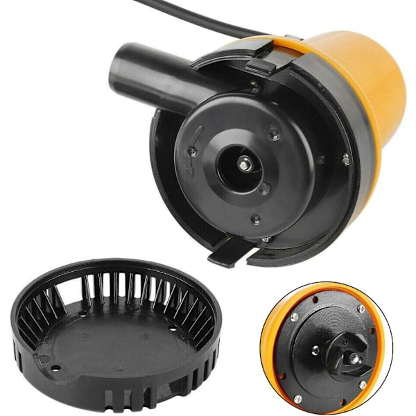 12V nedsänkbar vattenpump 50W nedsänkbar pump 4200L/H DC pump Smutsigt vattenpump Bärbar sladdlängd 2,3 meter Med cl