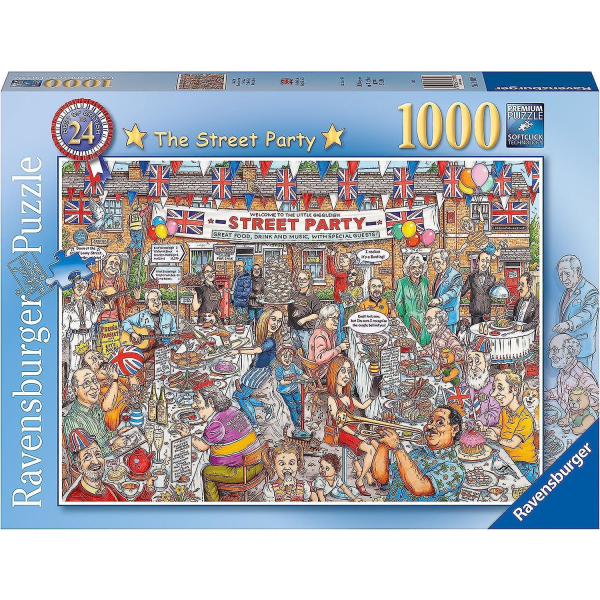 Ravensburger Best of British - The Street Party Jigsaw Puzzle (1000 biter)