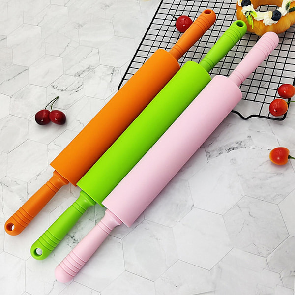 Non-Stick Kavel Färgglada Bakverktyg Degrulle Kök Orange