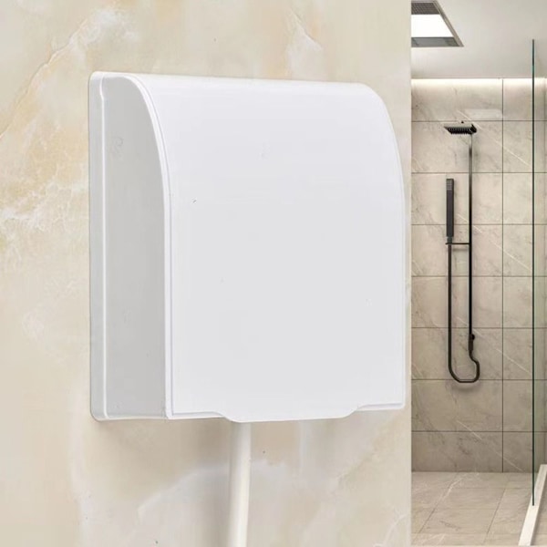 Strömbrytare Skydd Vattentät Box VIT white