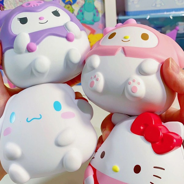 Melody Dekompressions Sanrio Kuromi Cinnamoroll Squishy Leksak A2