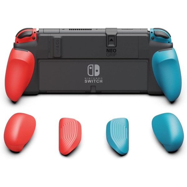 NeoGrip för Nintendo Switch OLED och vanlig modell: Ett ergonomiskt grepp hårt skal