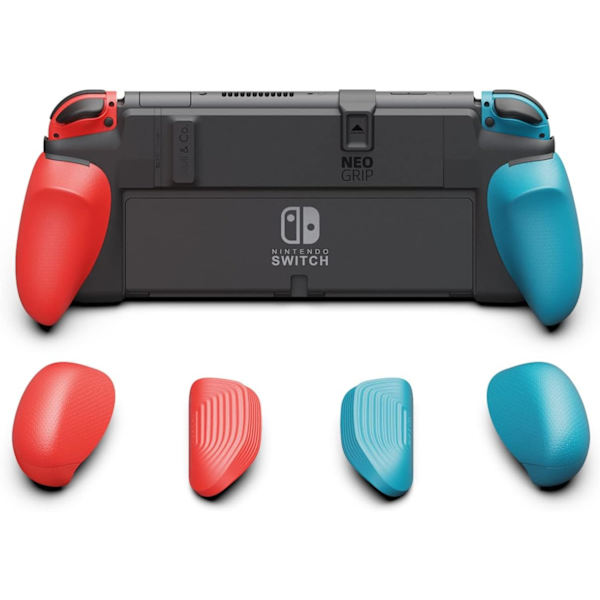 NeoGrip för Nintendo Switch OLED och vanlig modell: Ett ergonomiskt grepp med hårt skal