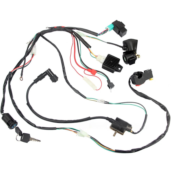 50CC 70CC 90CC 110CC ATV Elektrisk Ledningsnett CDI Stator Kit Tenningssystem for Quad Kart