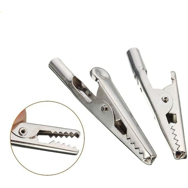 50 stk metal alligator clips 2 tommer / 51 mm lang alligator clip konnektor