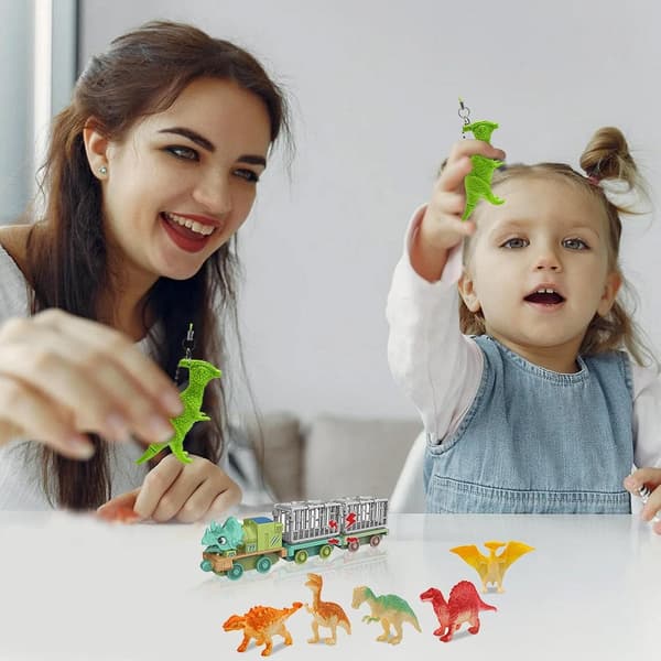 Dinosaur julekalender 2024 - 24 dagers nedtelling julegave til gutter jenter barn tenåringer