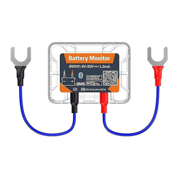 2024 Trådløs Bluetooth 12v Batterimonitor Bm6 Med Bilbatteri Sundhedstjek App Overvågning Batteritester
