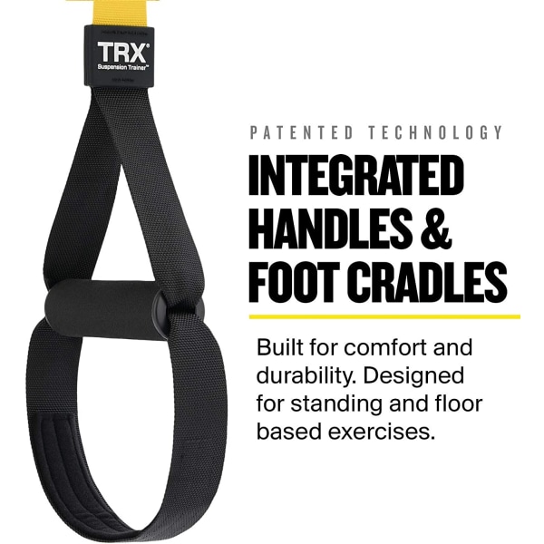 TRX alt-i-ett suspensjonstrener - Hjemme-gymsystem for den erfarne treningsentusiasten, inkluderer tilgang til TRX treningsklubb