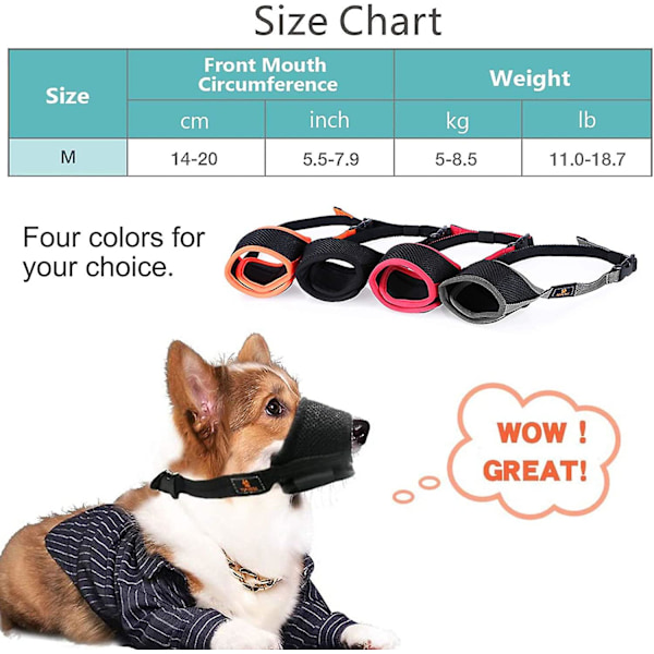 Chihuahua kuonokoppa, koiran kuonokoppa, kankaasta valmistettu kuonokoppa säädettävällä lenkillä, hengittävä, estää puremisen
