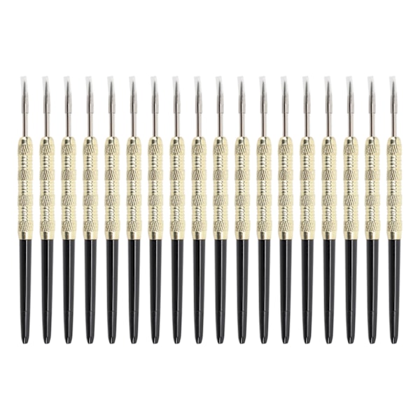 18 stk metalldart med spiss - Profesjonelle dartpiler for alle nivåer - Metalldartpiler for darttavle med fast grep