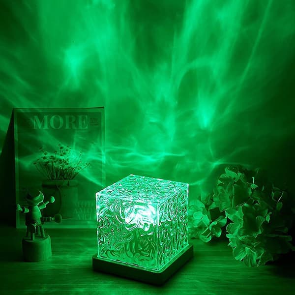 (AZC) Nordlyslampe, Healixo Light, Halolume-lampe, Waveqube Wave-lampe