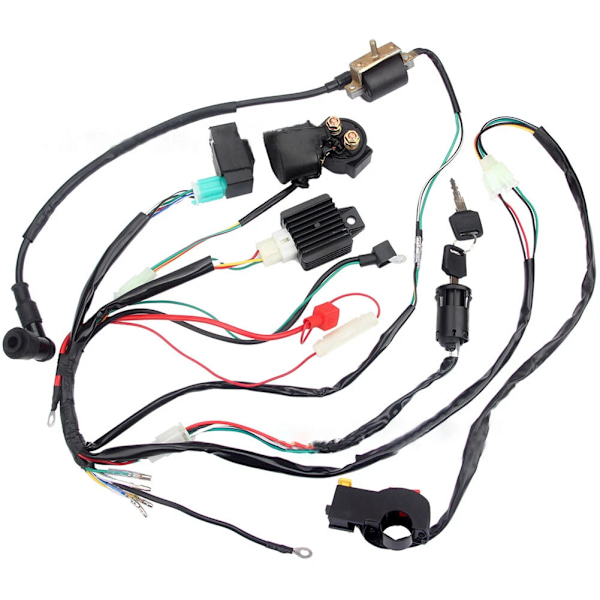 50CC 70CC 90CC 110CC ATV Elektrisk Ledningsnett CDI Stator Kit Tenningssystem for Quad Kart