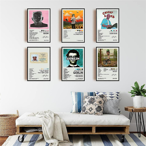 Tyler Poster Folklore Album Reputation Poster Musik Album Tyler The Creator Forbrugsvarer Poster Til Værelse Æstetisk Lærred Væghængning Soveværelse Dekoration