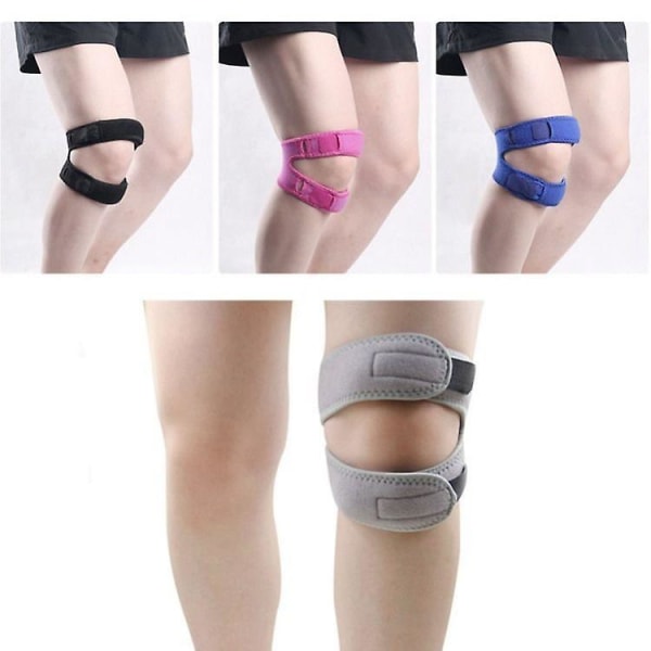 Sports Dual Action Knee Band Support Band Knee Brace Protector Pain Relief Patella Tendinitis Brace Health