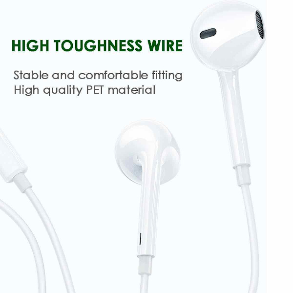 Kompatibel med Apple Earpods (In-ear - Mikrofon - Brusreducering - Vit)