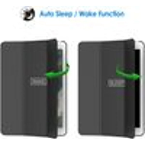 Passar Apple iPad-fodral (9,7 tum, modell 2018/2017, 6:e/5:e generationen), svart