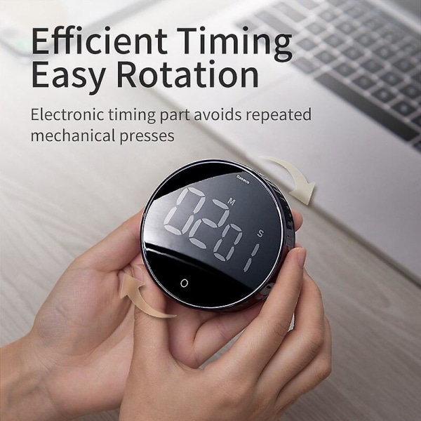 Food Timer For Kitchen, Shower, Study, Alarm Clock, Magnetic